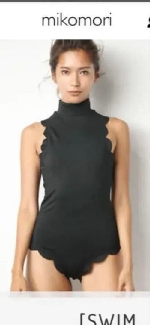 Mikomori Wavy Suit (S0024) ブラック