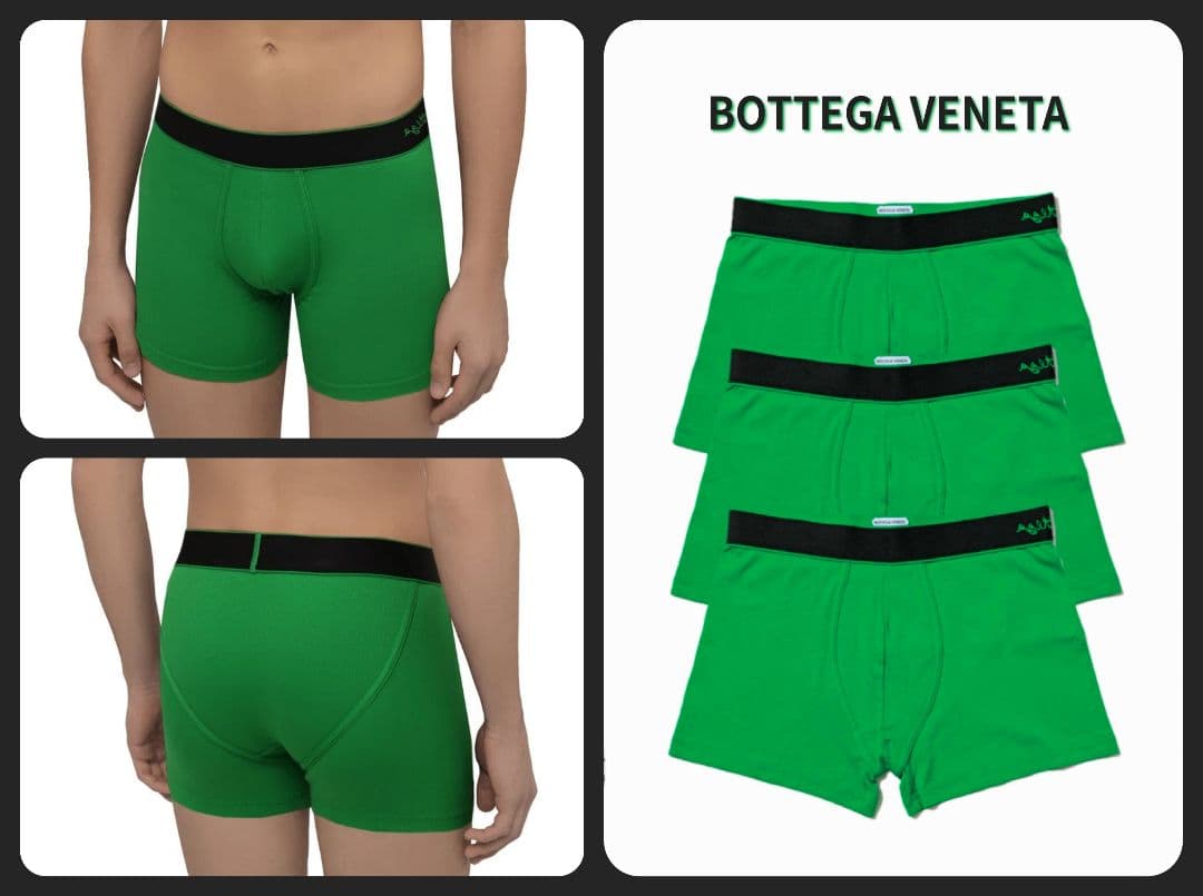 BOTTEGA VENETA コットンボクサーパンツ　Lサイズ 3枚set