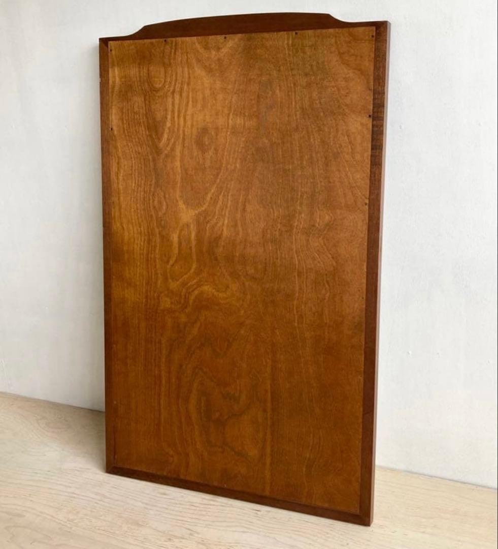 ヴィンテージ家具 古い木枠 鏡 ミラー レトロ 古家具