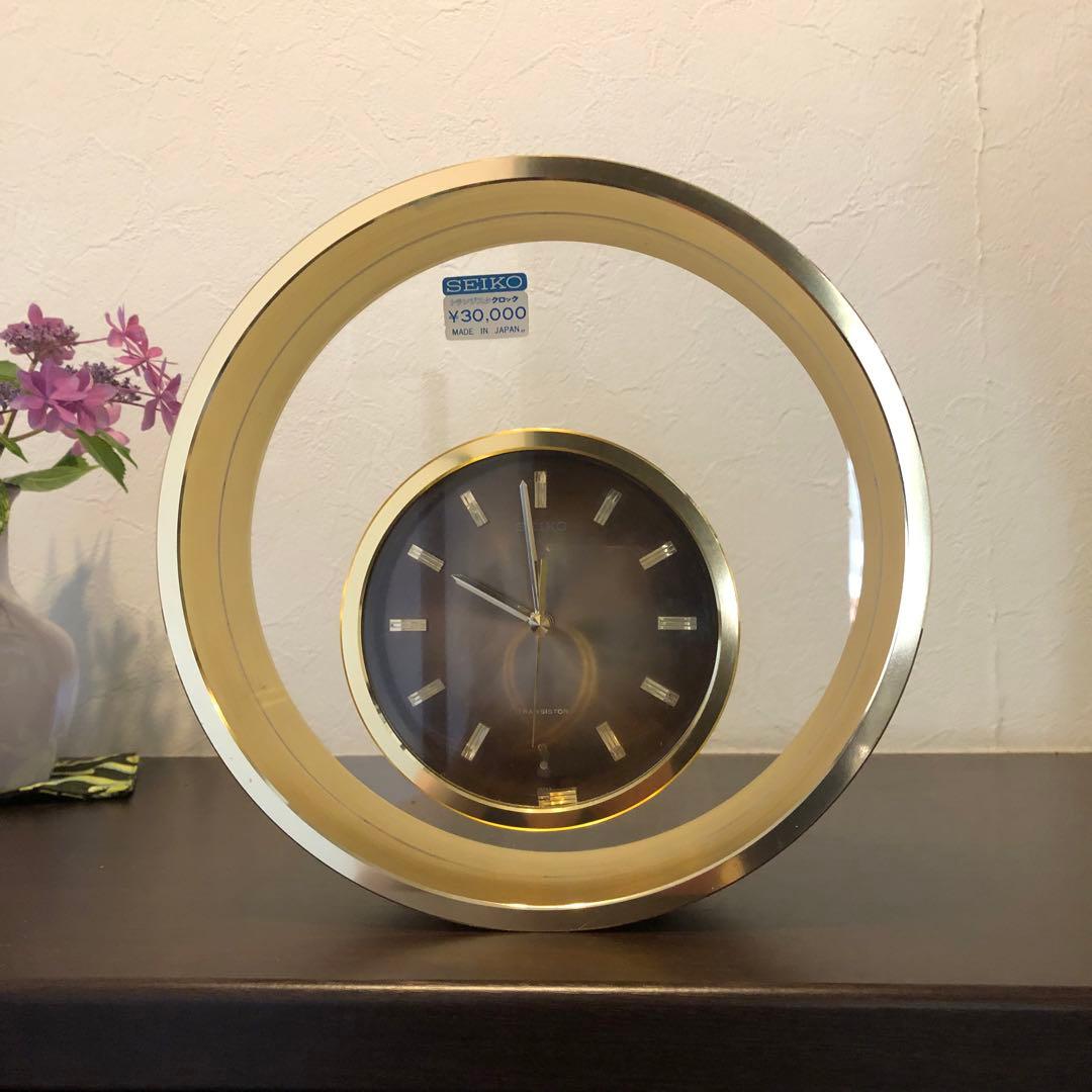 お値引きしました〜 SEIKO置き時計　 トランジスタ クロック　インテリア