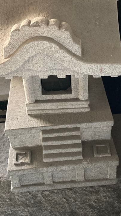 石　置物　稲荷　石宮