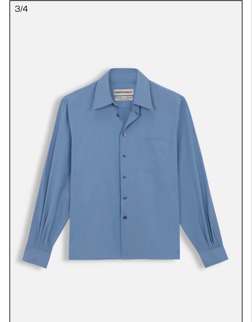 トップス MEDIUM BLUE CAMPO SHIRT