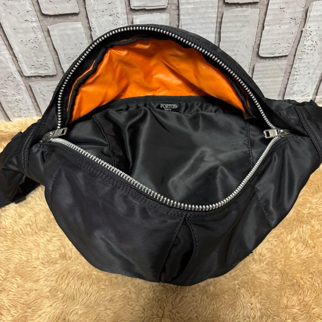 廃盤品 未使用級 ポーター タンカー ボディーバッグ ウエストポーチ ブラック
