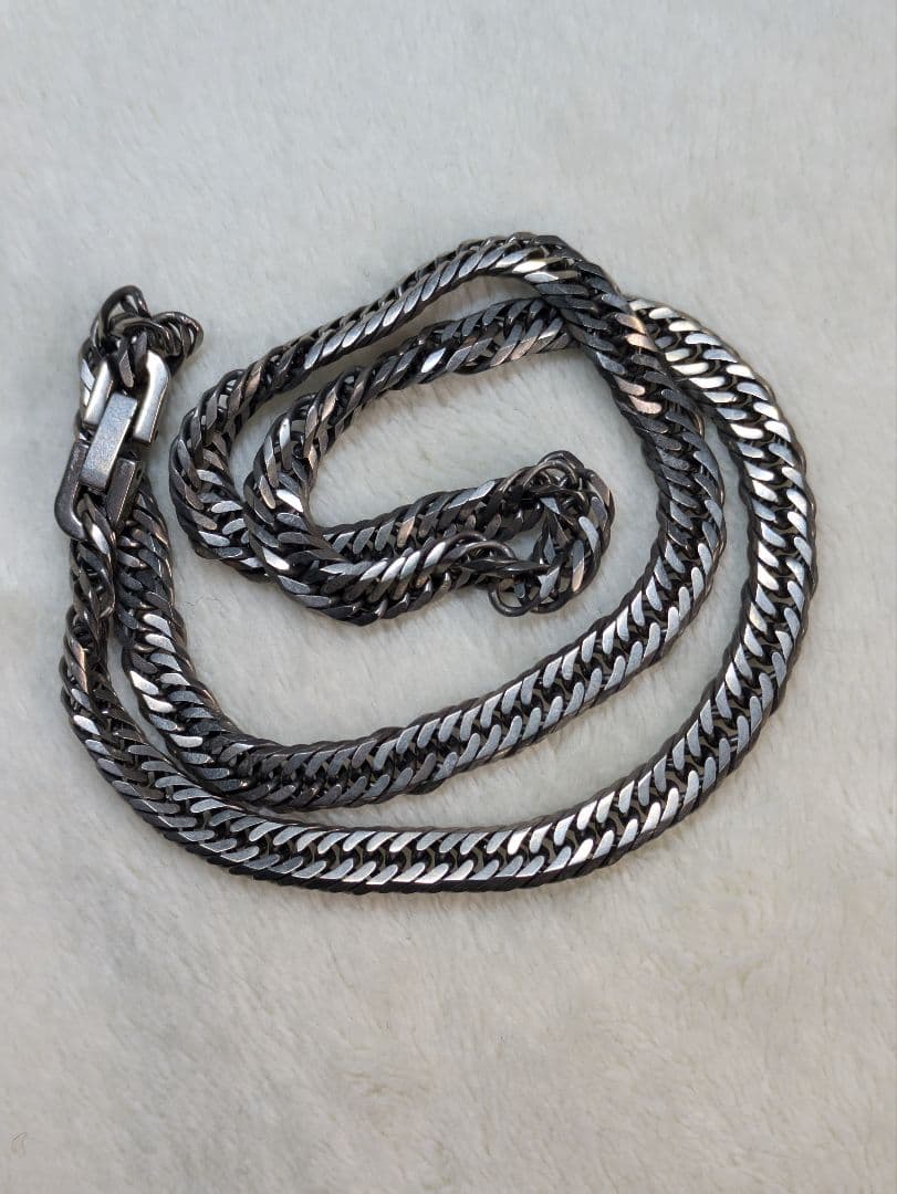 ショーた　チタン　喜平　ネックレス　6面　チタニウム