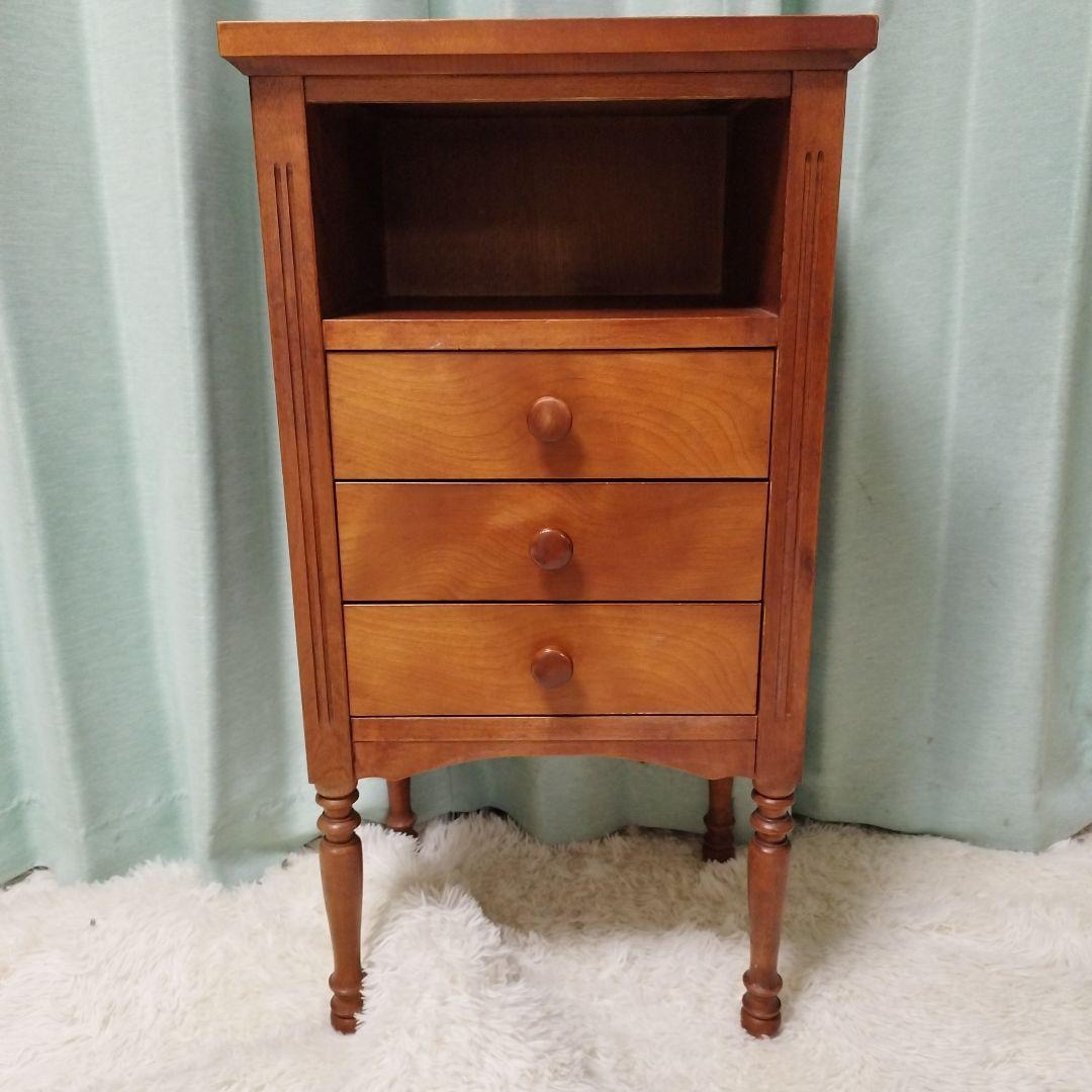 レトロ　電話台　ラック　コンソール　古道具