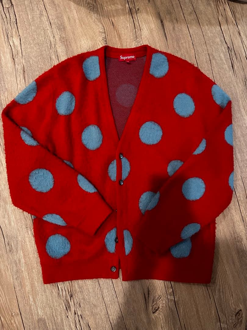 Supreme 水玉模様 カーディガン