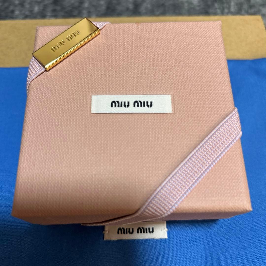 MIUMIU ミュウミュウ ヘアピン エンブロイダリー ギャバジン ヘアクリップ