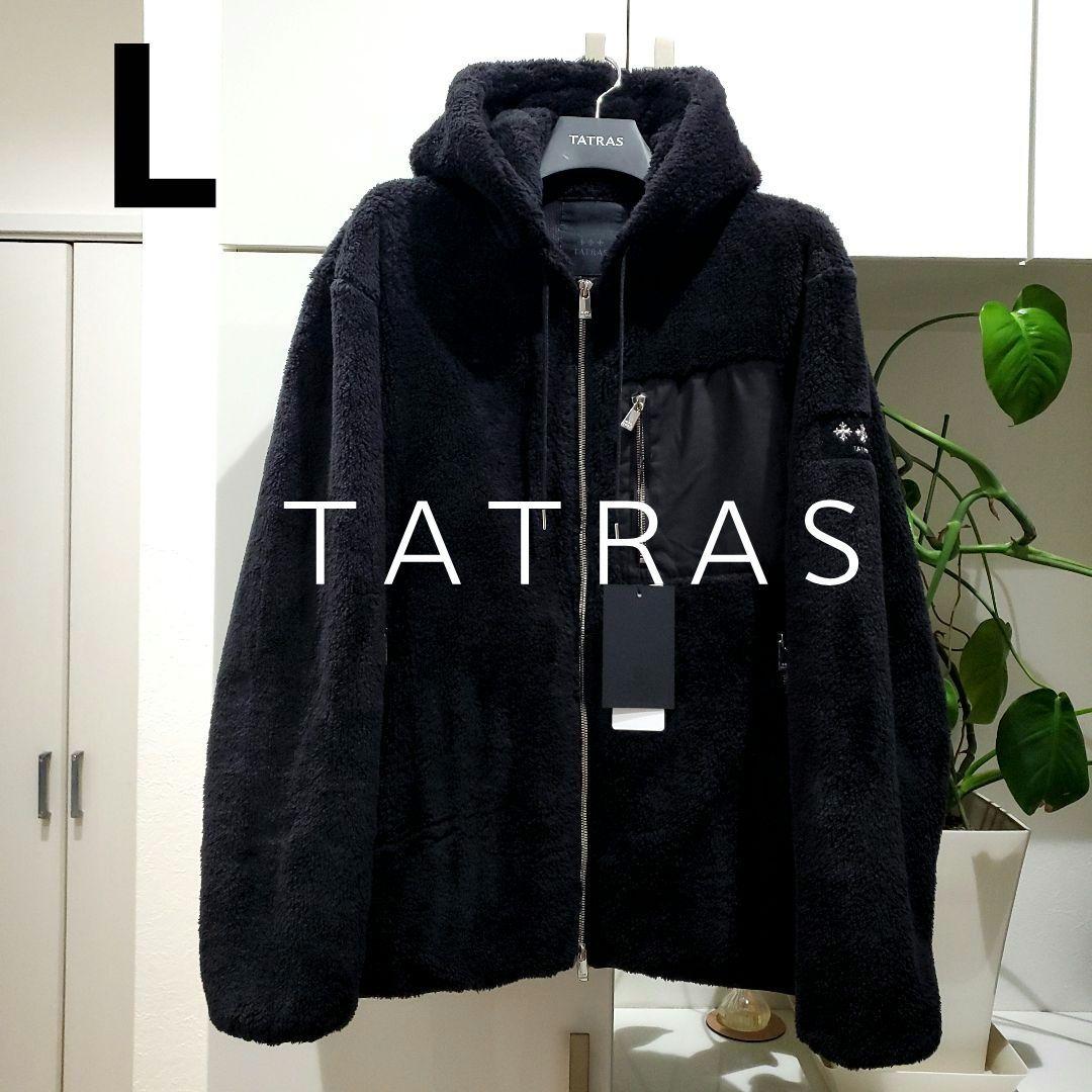 【極美品、L、7.4万】25AW タトラス ボアブルゾン MENFI ブラック