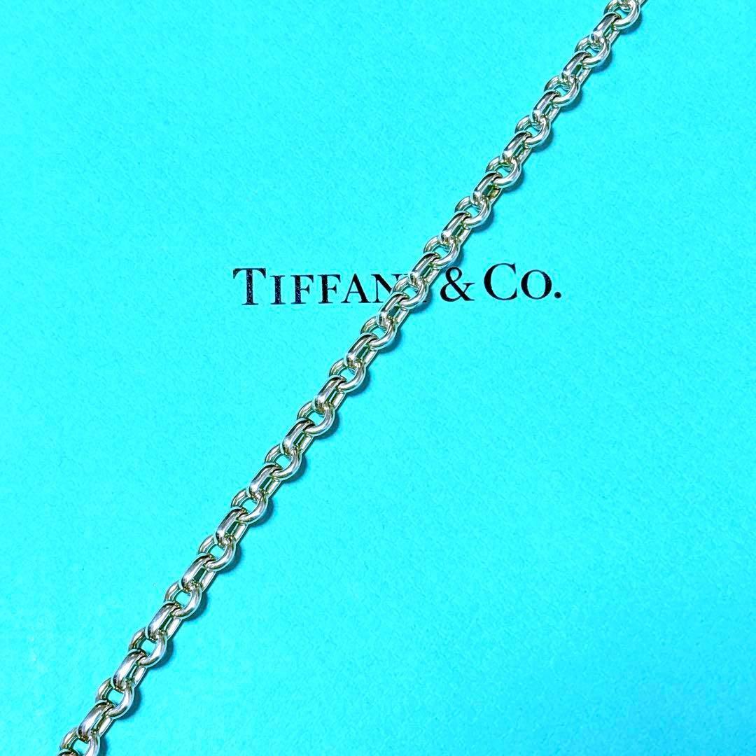 【美品】22.5cm ティファニー ドーナツチェーン ブレスレット SV925