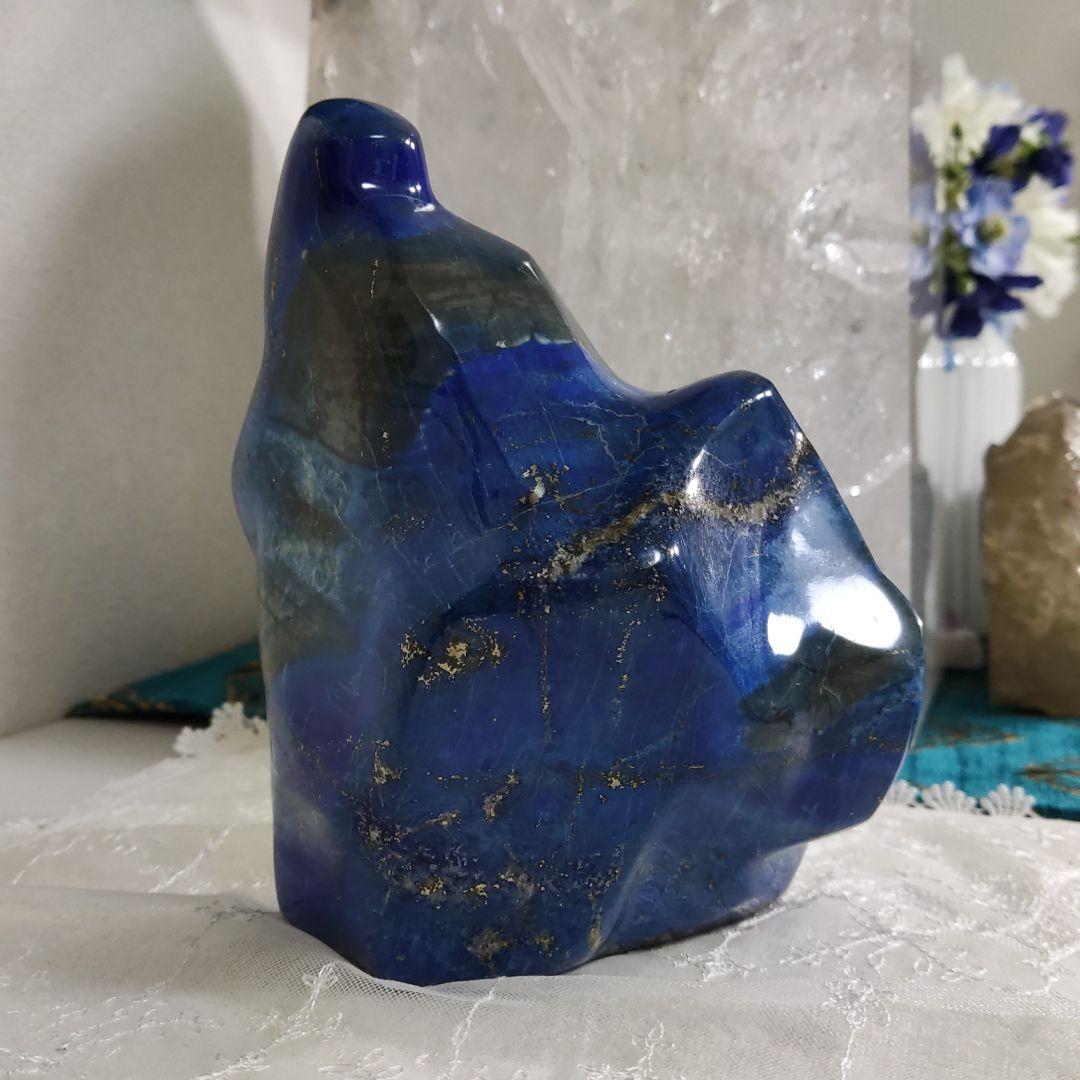 パワーストーン　原石　ラピスラズリ　クラスター　1,440g　No.006