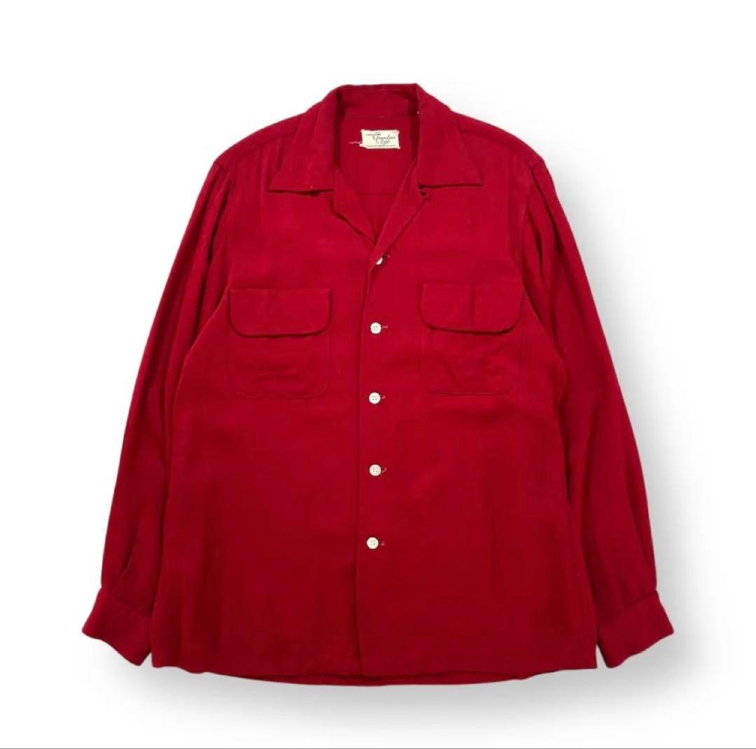 50s レーヨンシャツ レーヨンギャバシャツ