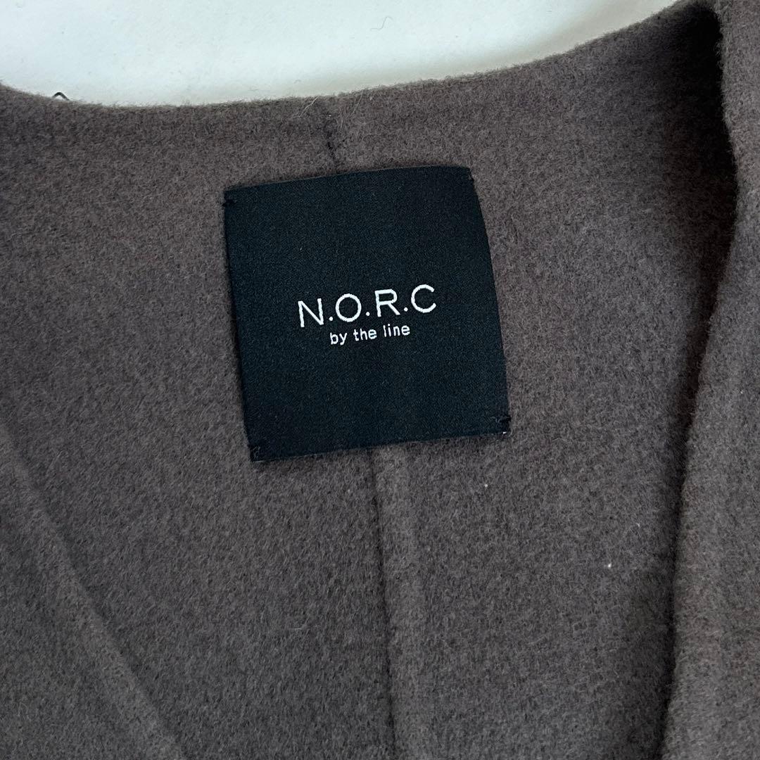 N.O.R.C　ノーク　撥水加工　ウールリバーノーカラーコート