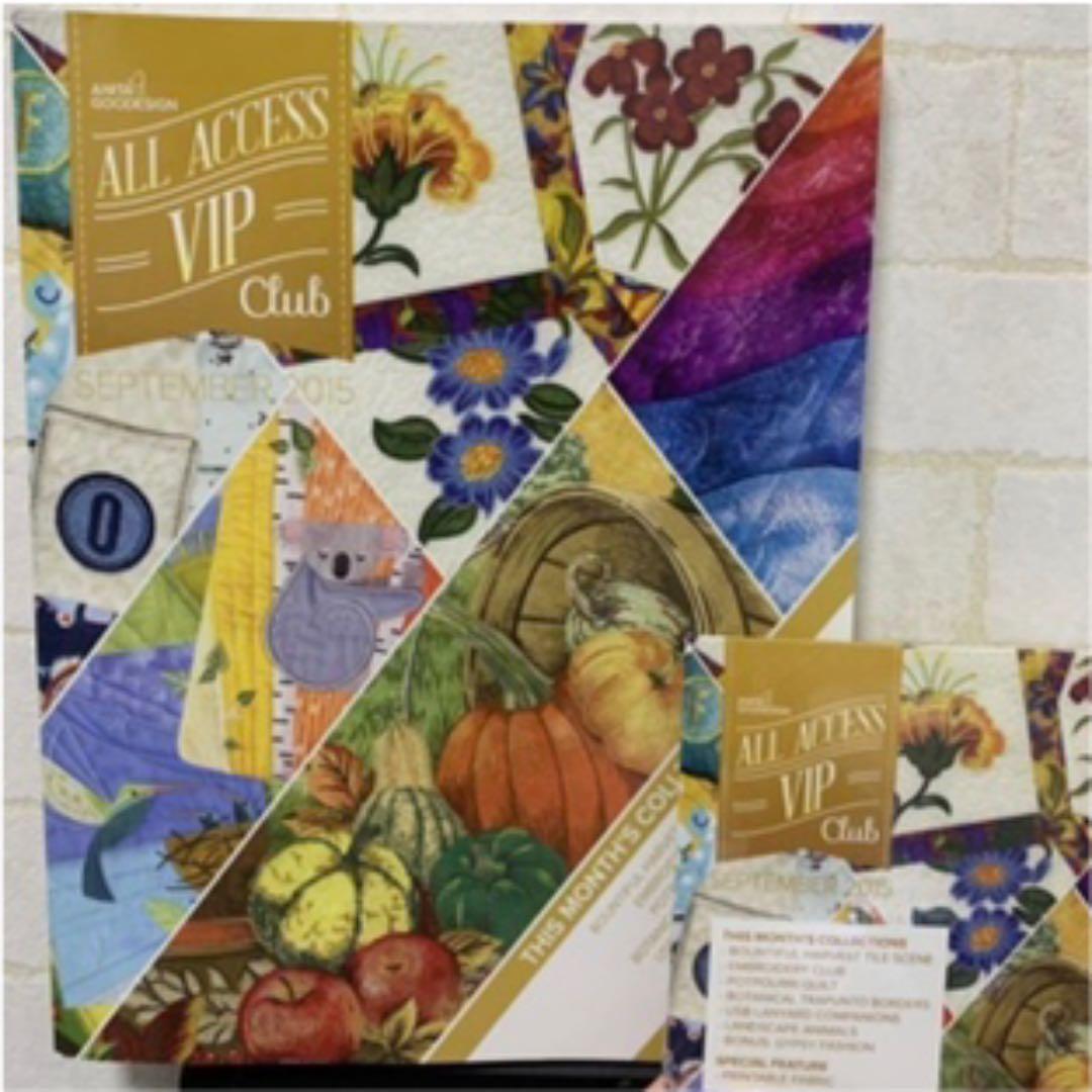 ラス1！刺しゅうデータCD＋カタログ★anita September 2015★