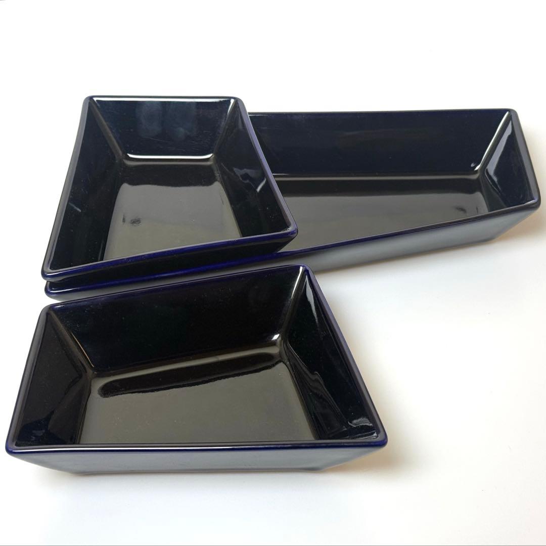 廃盤 ARABIA ABC Nero セット ネイビー コバルトブルー