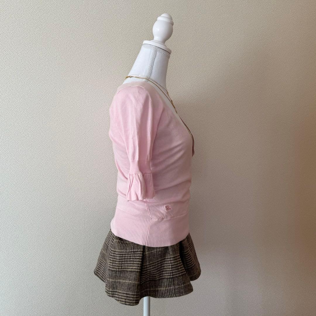 BURBERRY カシュクールトップス　ガーリー　バレエコア　コケット　短丈