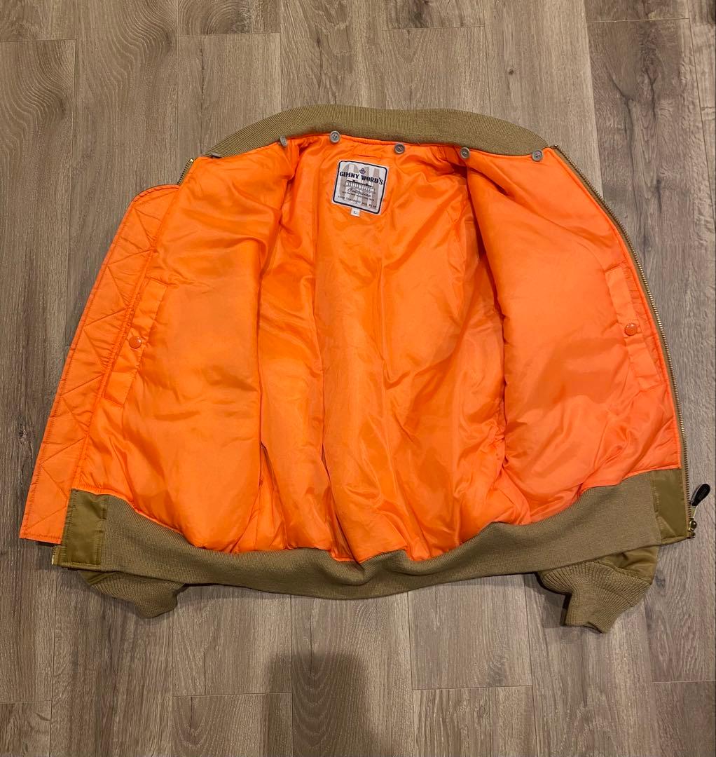 90s MA-1 フライトジャケット 短丈 フード付き vintage