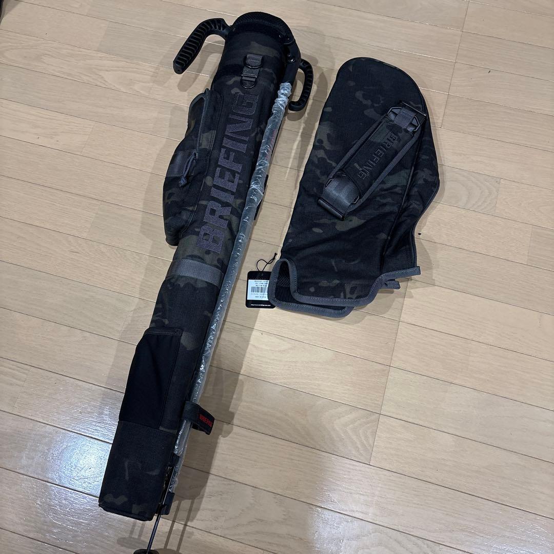 【稀少】BRIEFING セルフスタンドキャリー　マルチカムブラック