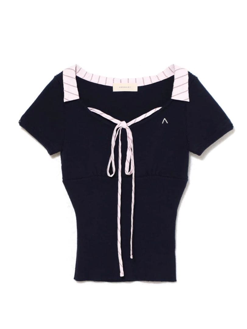 トップス andmary Suzy ribbon tops