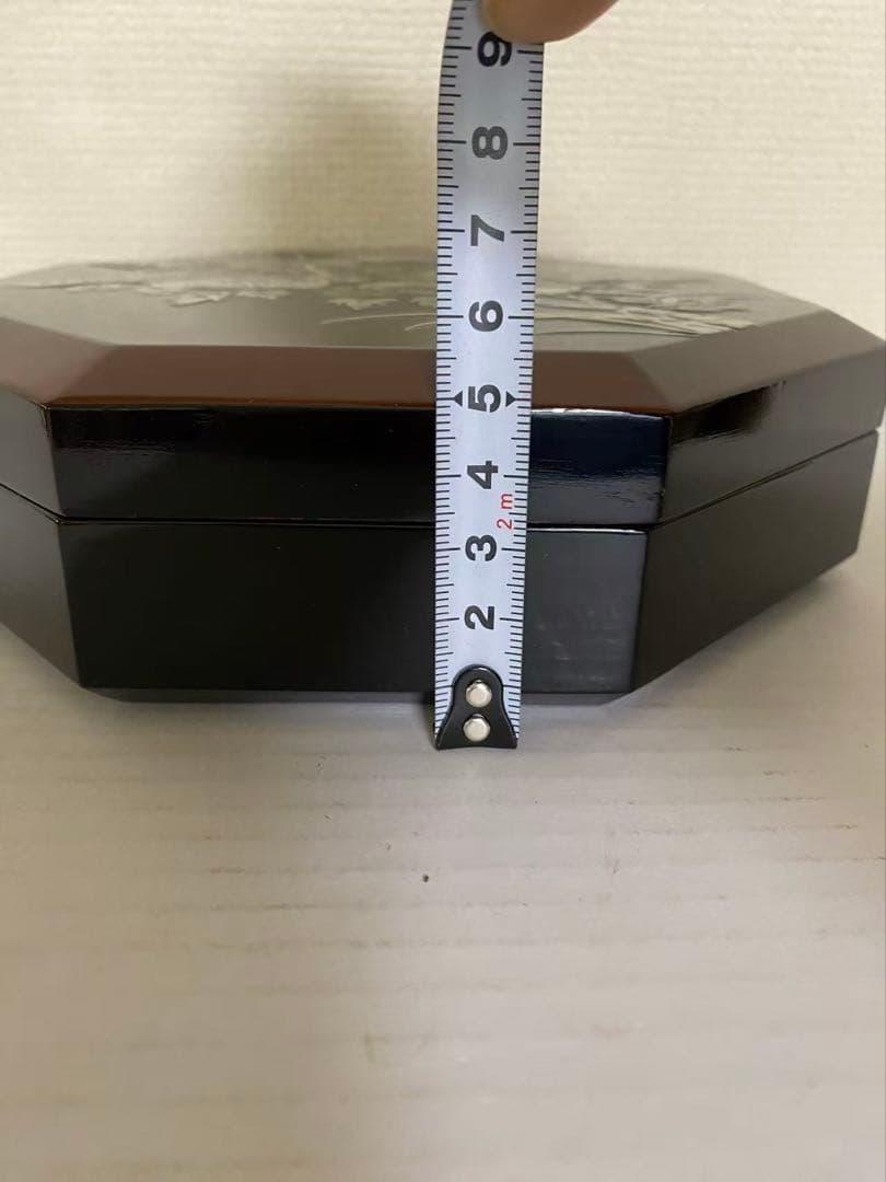 漆器 螺鈿細工 菓子器八角 螺鈿 伝統工芸