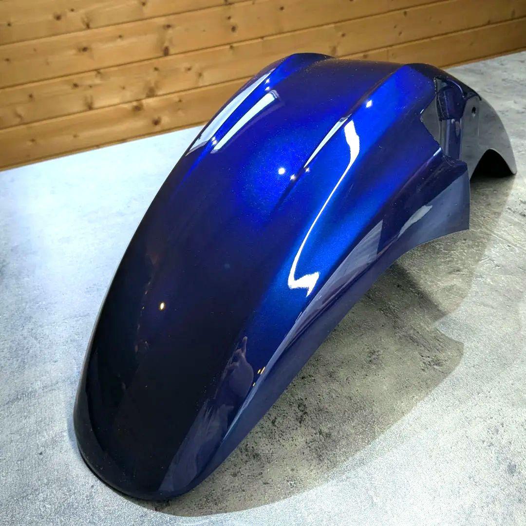 未使用品 SUZUKI GSX 1400 バイク フロントフェンダー ブルー