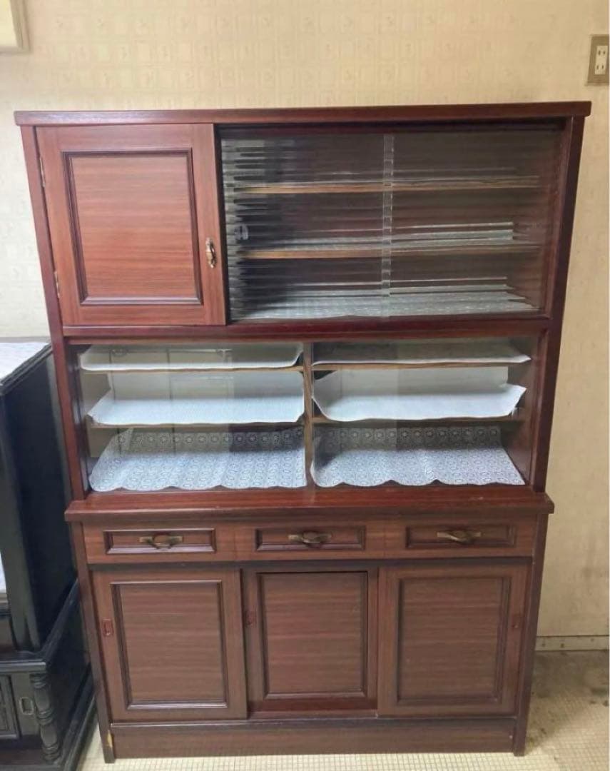 レトロ食器棚食器入れケース収納