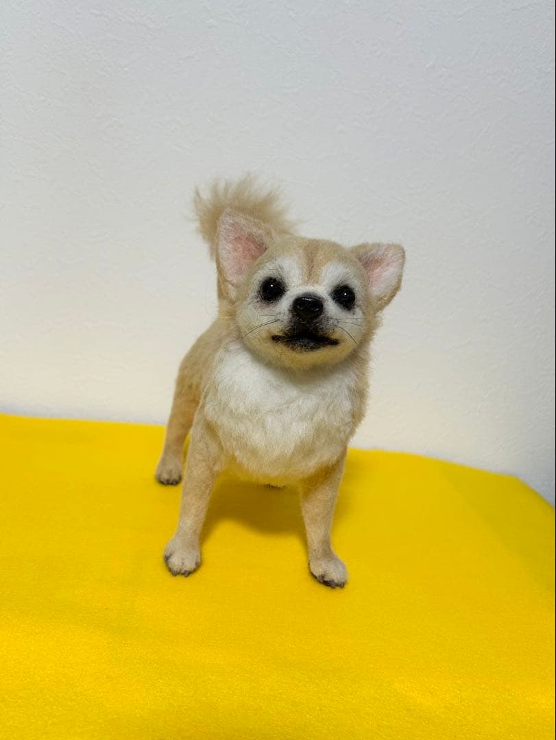 羊毛フェルト　チワワ　サマーカット