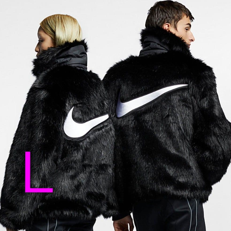 未使用　ナイキ × アンブッシュ リバーシブル フェイクファー コート