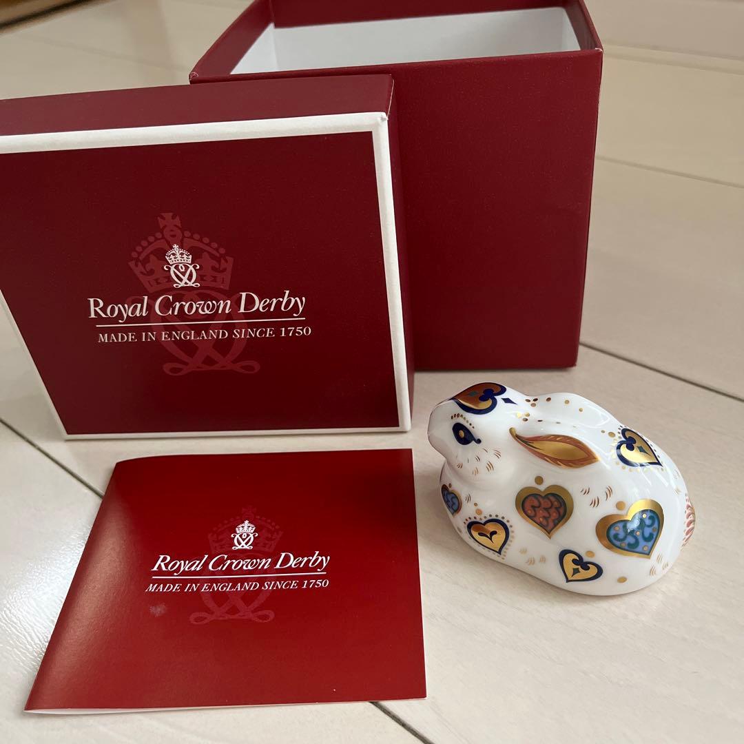 ロイヤルクラウンダービー うさぎ ニューイヤーラビット