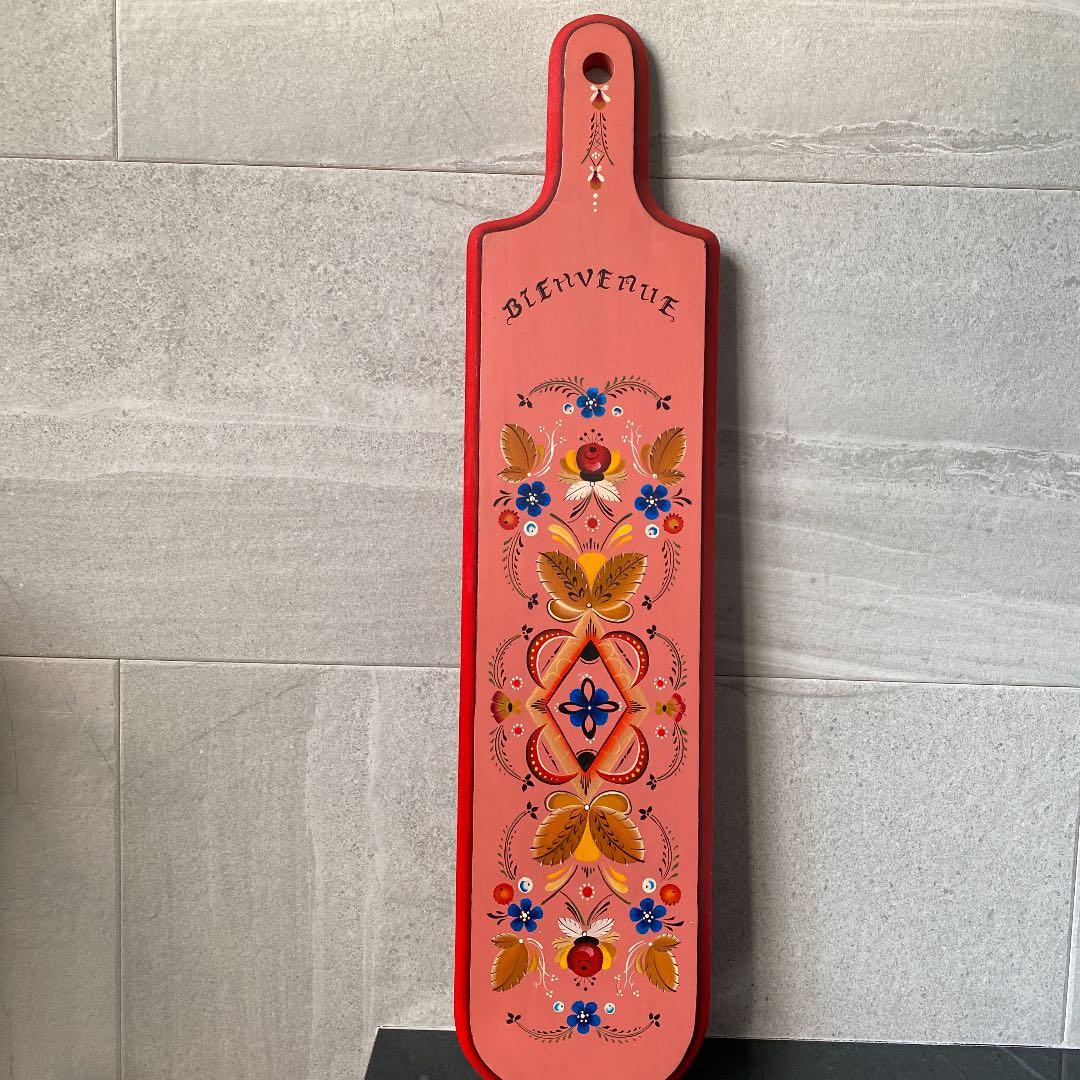 トールペイント(ローズマリング)壁掛け