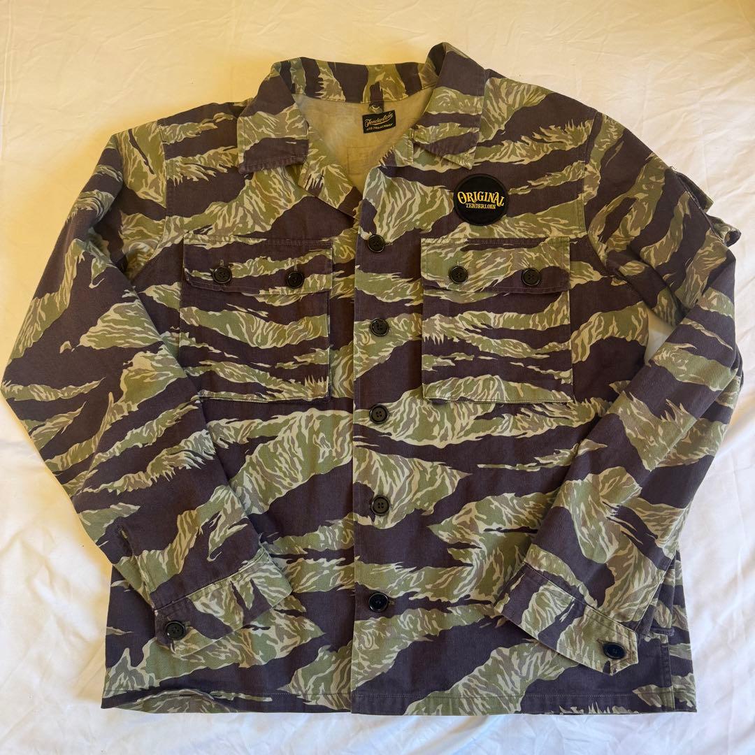 テンダーロイン　T-BAMBOO SHT バンブーシャツ M タイガーカモ
