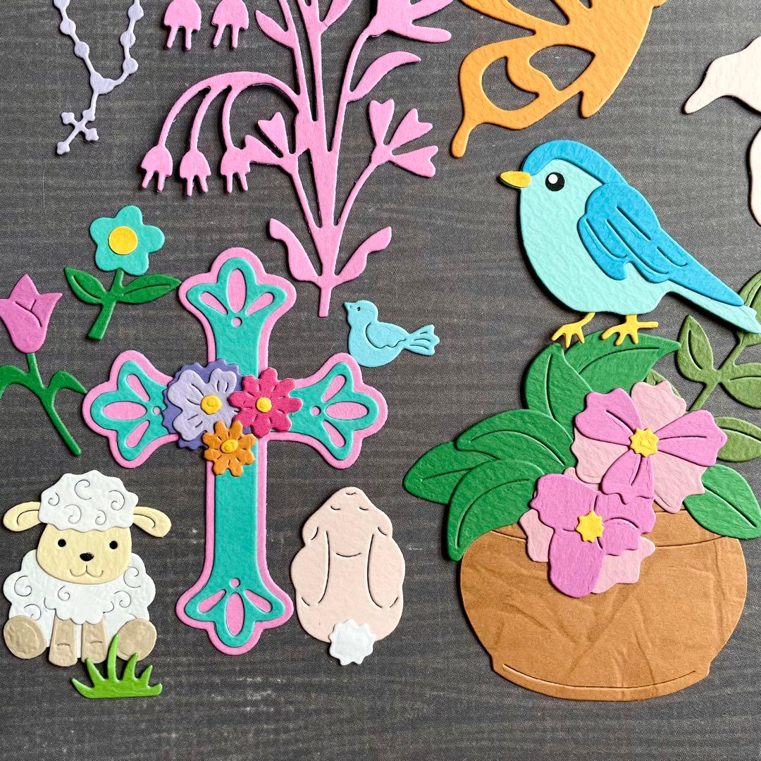 【イースター】サンプルページ（ペーパークラフト クラフトパンチ）