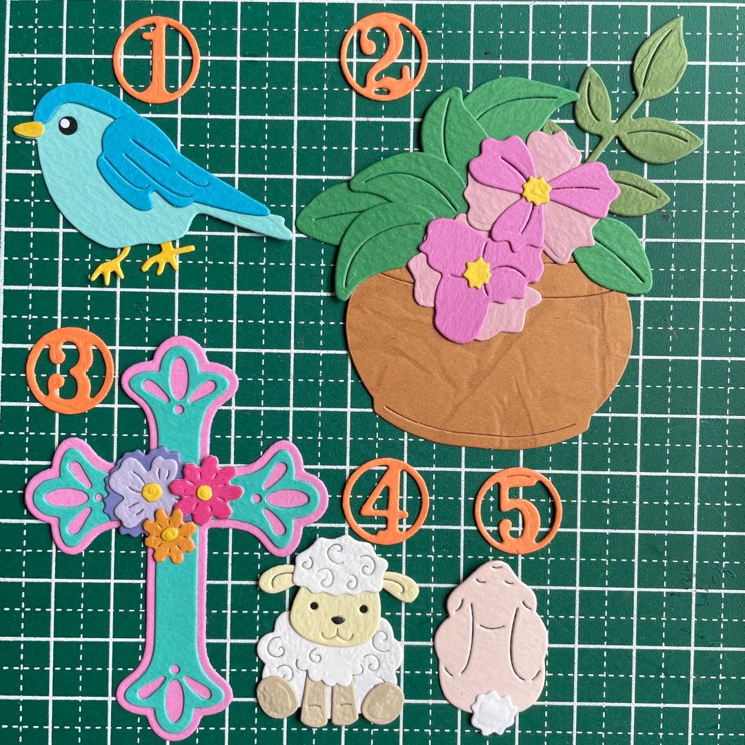 【イースター】サンプルページ（ペーパークラフト クラフトパンチ）