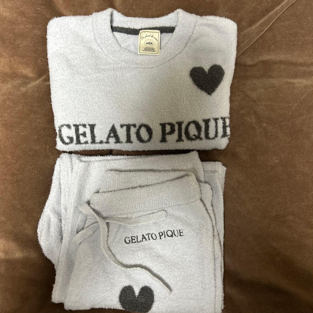 上下セット GELATO PIQUE ホットスムーズィーハートジャガード