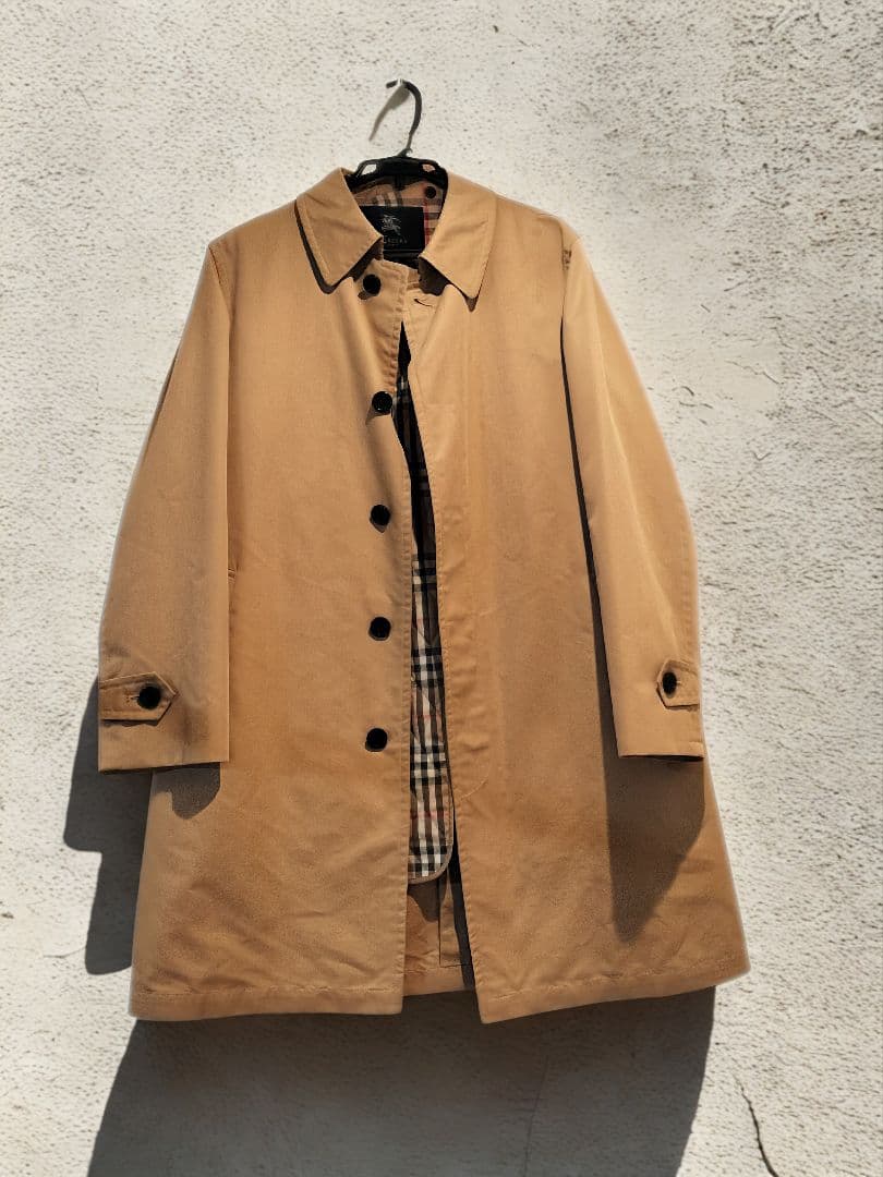 【BURBERRY】日本製トレンチコート チェック柄ライナー　ペチコート付