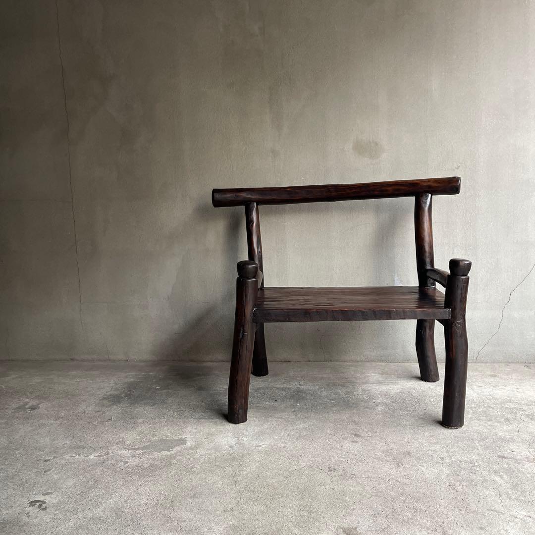 希少　神戸家具　colony house ナチュラルモダンチェア　マホガニー