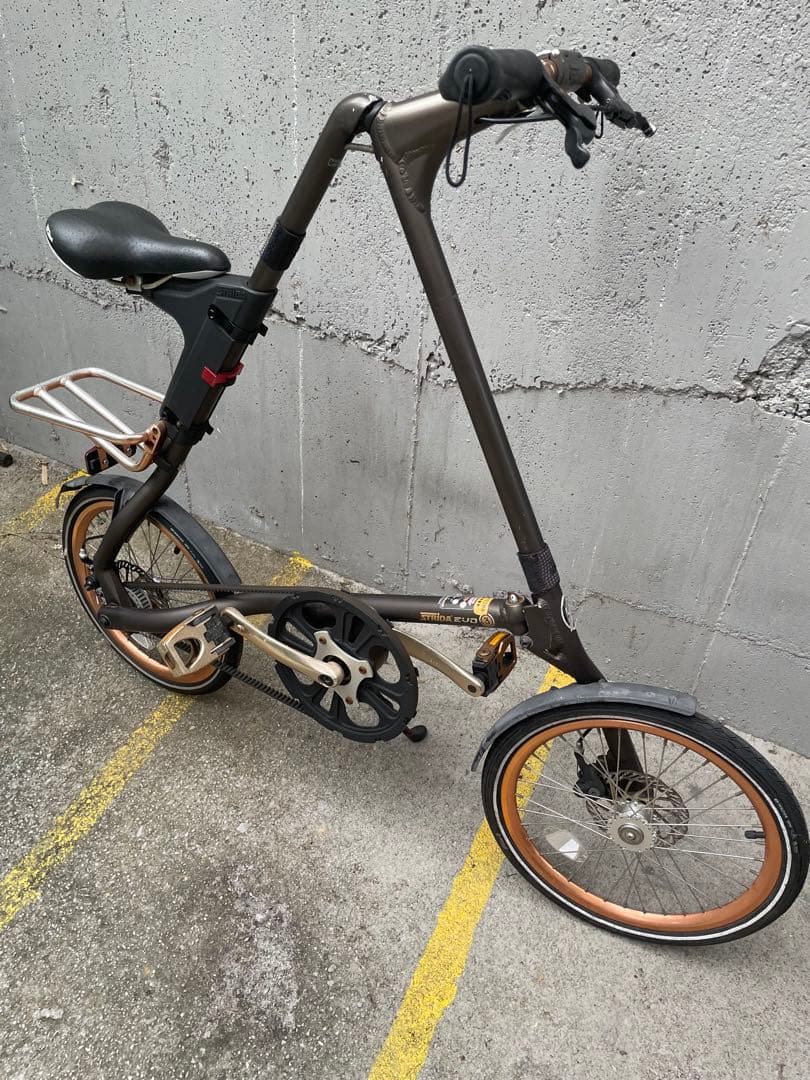 か*～様 STRiDA EVO 18 ストライダ ブロンズ 3段変速 傷・錆あり