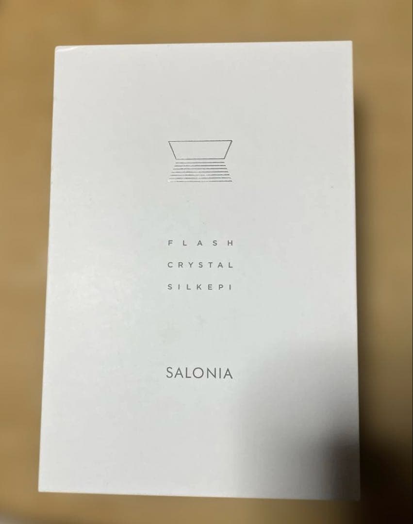 SALONIA（サロニア） フラッシュクリスタルシルクエピ　脱毛器