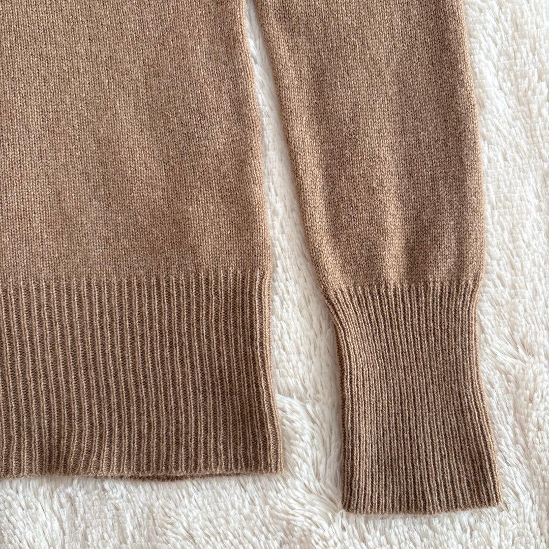 美品✨ANSPINNEN カシミヤ100% ニット　キャメル