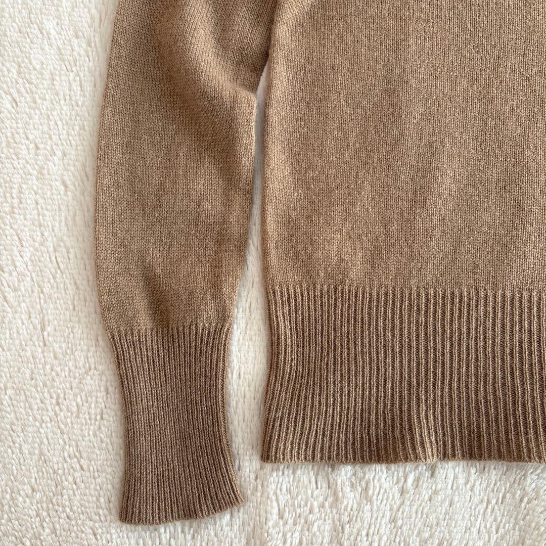 美品✨ANSPINNEN カシミヤ100% ニット　キャメル
