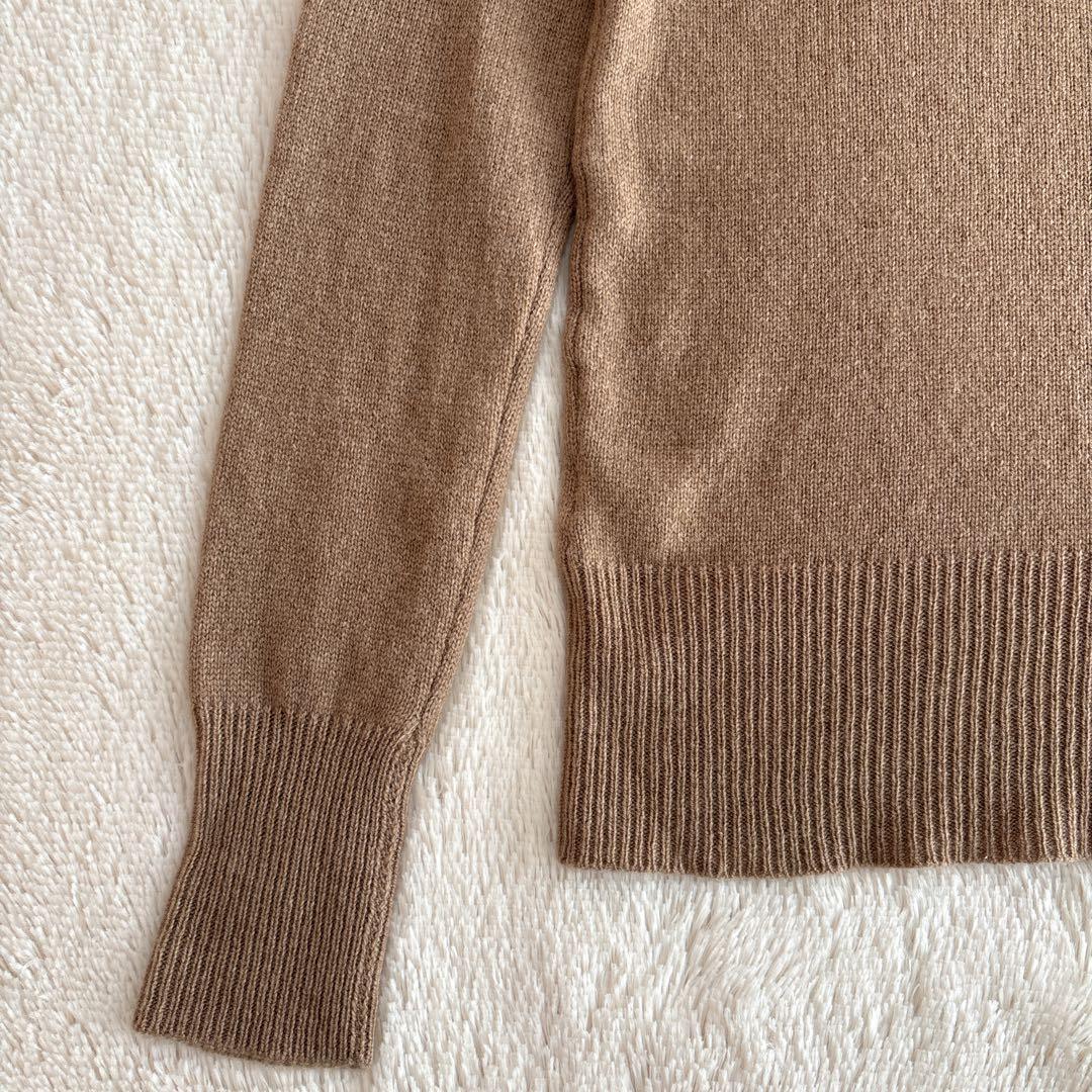 美品✨ANSPINNEN カシミヤ100% ニット　キャメル