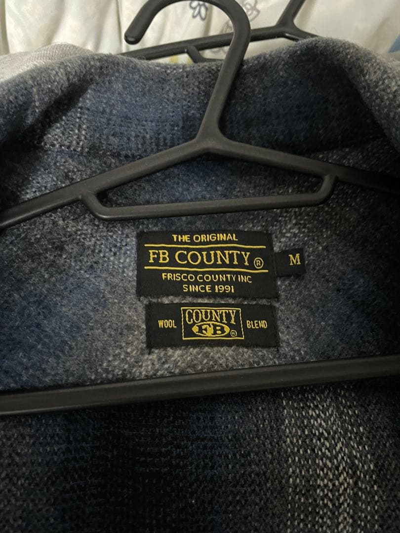fb county ヘビーウェイトウールシャツ　mサイズ