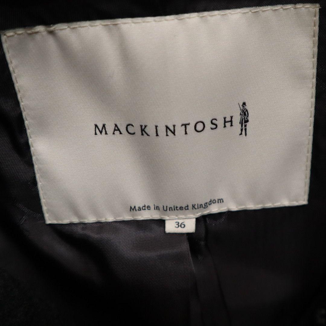 未使用級 現行 マッキントッシュ トレンチコート 36 ロロピアーナ グレー