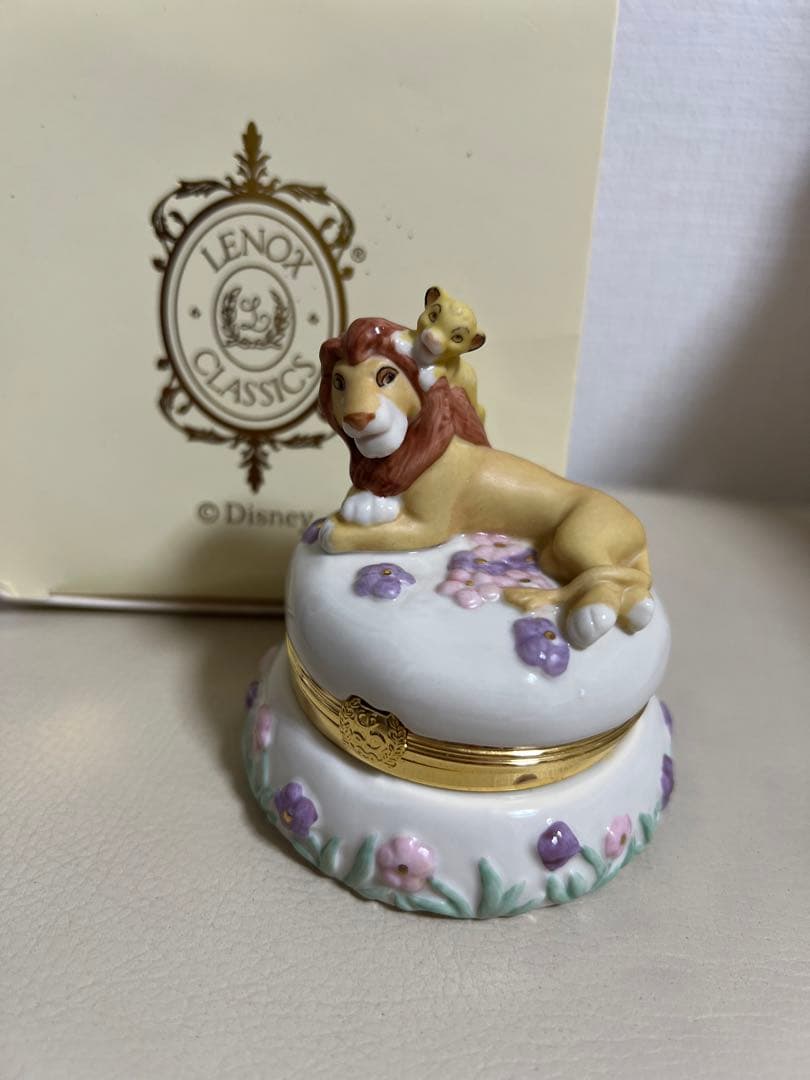 LENOX CLASSICS ライオンキング　コラボ 陶器　小物入れ