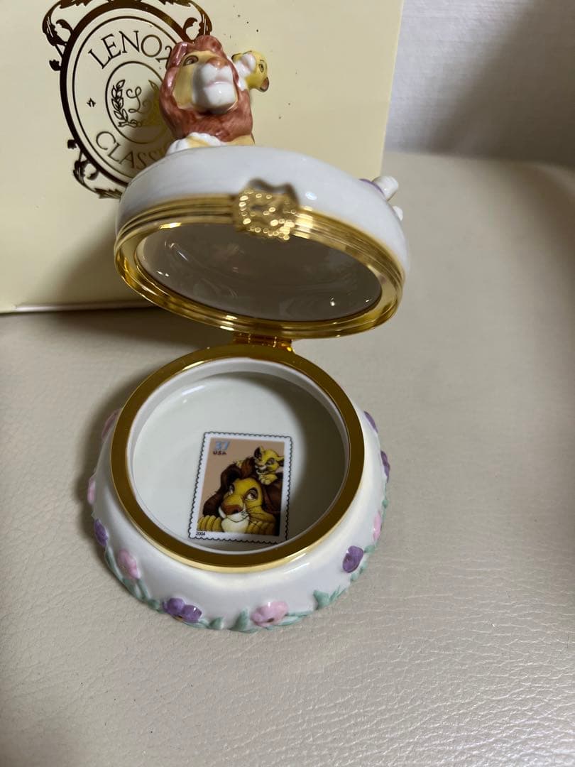 LENOX CLASSICS ライオンキング　コラボ 陶器　小物入れ
