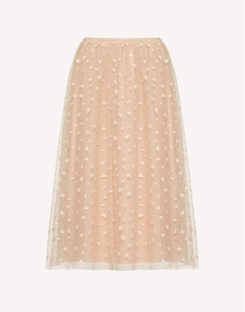 美品 RED VALENTINO　限定 ハートグリッター チュール スカート