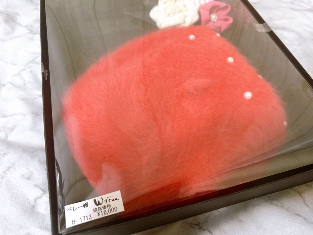 ベロア被布♡七五三　3歳　女の子　フルセット　モダン　大正ロマン　ベレー帽