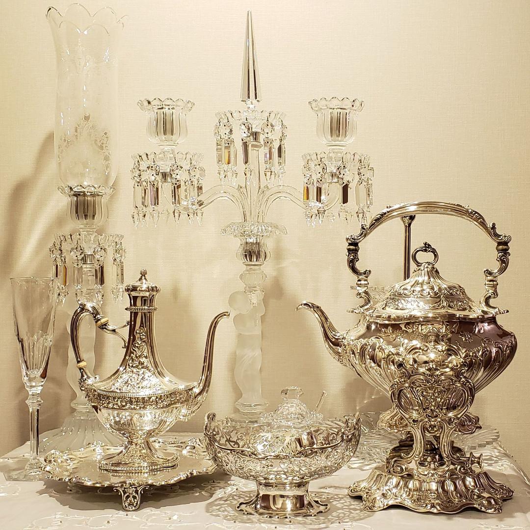 純銀 スターリング ケトル アンティーク ポット シルバー