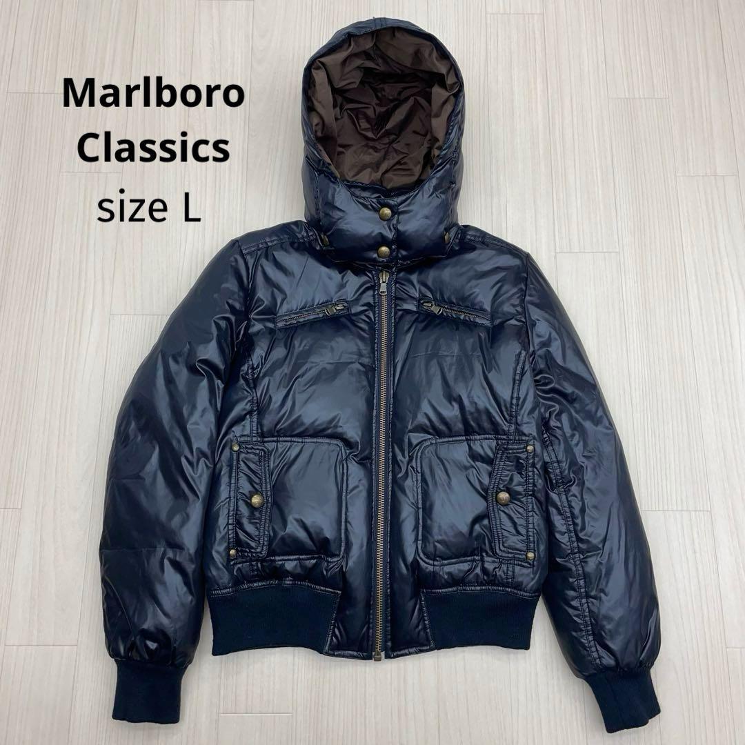 ■ Marlboro Classics 00s 光沢 ダウンジャケット y2k