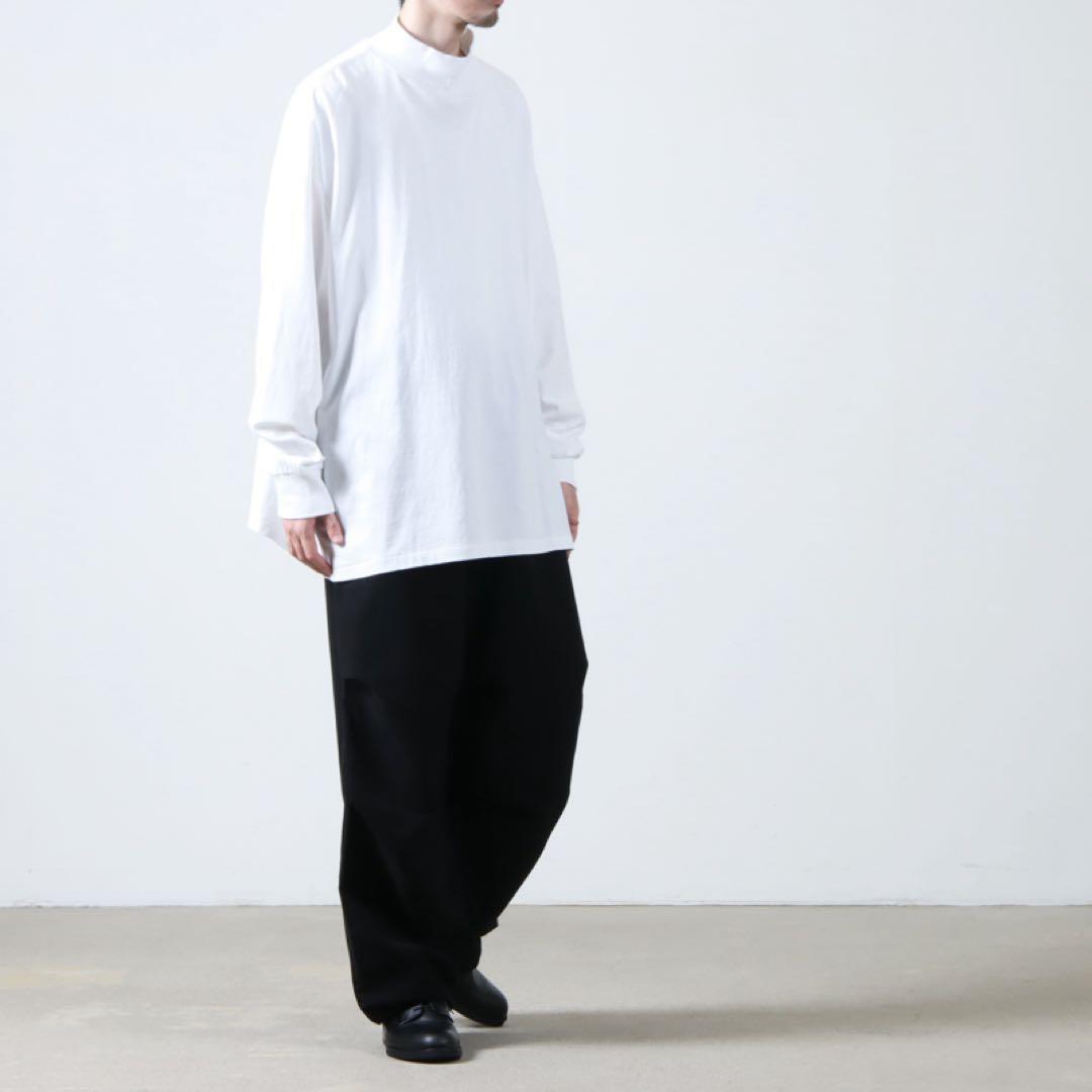 Comoliコモリ　コットンジャージモックネックプルオーバーサイズ1 新品未使用