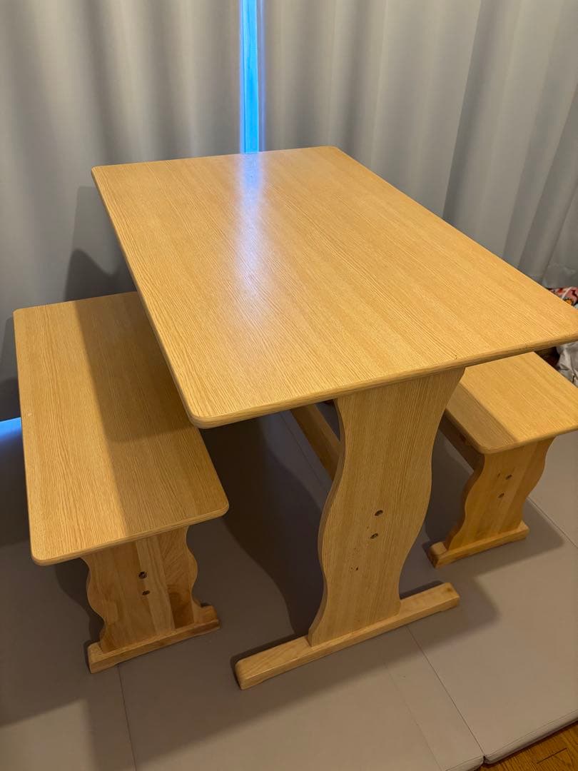 ナチュラルウッド ダイニングテーブルセット